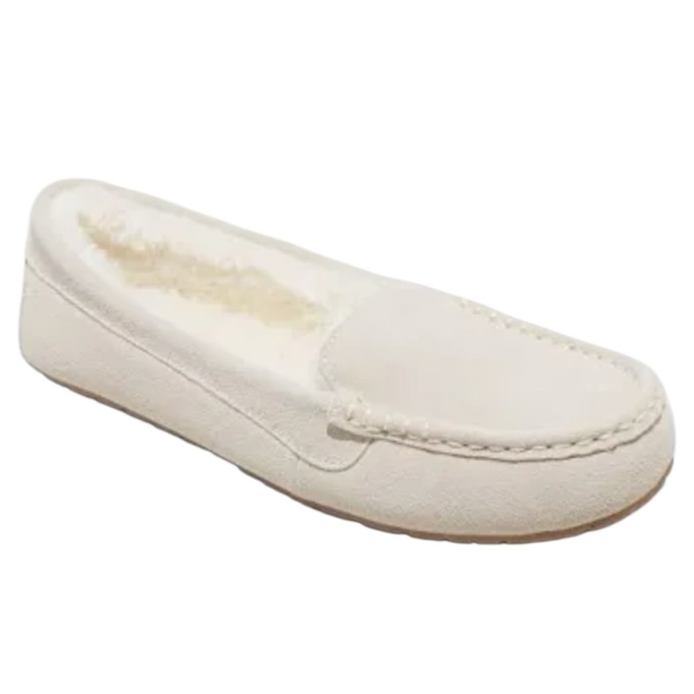 stars above Off-White Gemma Moccasin Slippers Sz 11